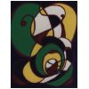 Nr.O003
Farbig dargestelltes Lebewesen als Produkt der Umwelt
�l auf Leinenpapier
65 x 42
1992